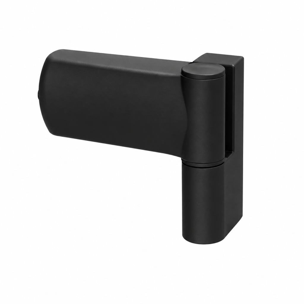 Петля ALEON дверная 105 мм 120кг ( 14-18 мм ) RAL 9005 Чёрная
