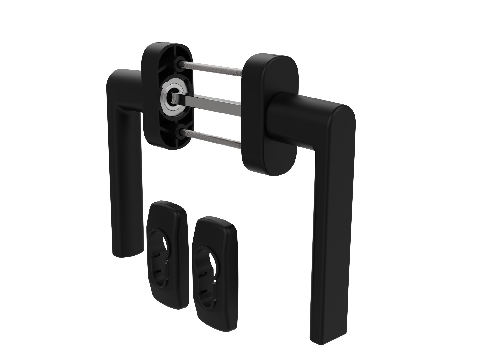 Балконный гарнитур NOVOLINE GREEN SYSTEM, RAL 9005 черный матовый